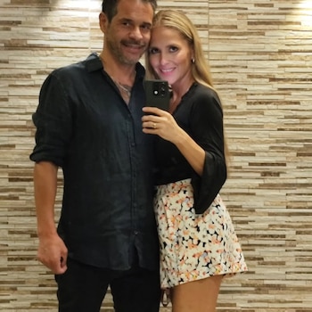 Belén Giménez junto con su nueva pareja, Ariel Ferola