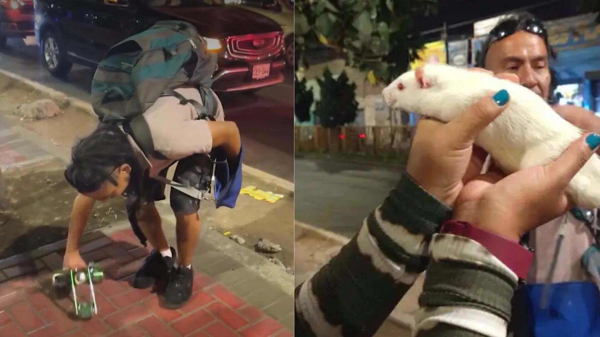 Mauricio solventa su recorrido vendiendo arte en plazas y espacios públicos, y gracias a donaciones espontáneas del público. Foto: Composición Infobae Perú / La República