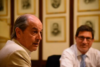 Carlos Allende, presidente del Colegio