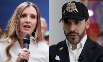 Paloma Valencia señaló a Abelardo de la Espriella de haber votado "Si" en el plebiscito por la paz - crédito Sergio Acero/Reuters y Luisa González/Reuters