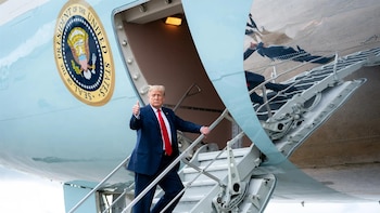 La Casa Blanca impide a los periodistas de CNN subir al Air Force One para cubrir a Trump en un viaje a Tennessee