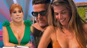 Magaly Medina sobre Sanz y Stephanie: “No me termina de cuadrar esta historia de amor”. Captura: Magaly Tv La Firme.