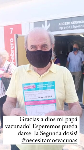 Araceli González dolorida