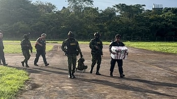 Integrantes del Gaula Militar participaron en el operativo de búsqueda y recuperación adelantado en Caquetá. - crédito @GaulaMilitares/X