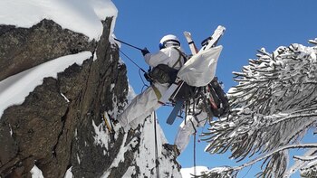 Los cursantes rinden una prueba
