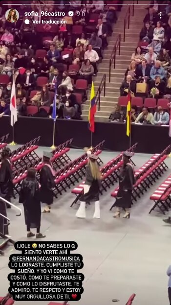 Sólo faltó Sofía para que