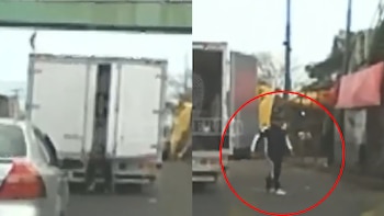Ladrón abre camioneta en Iztacalco, intenta robar varilla y se va con las manos vacías