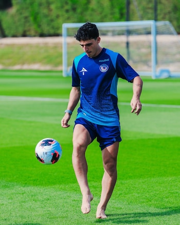 La Máquina de Larcamón entrena