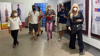 Susana Giménez a la salida