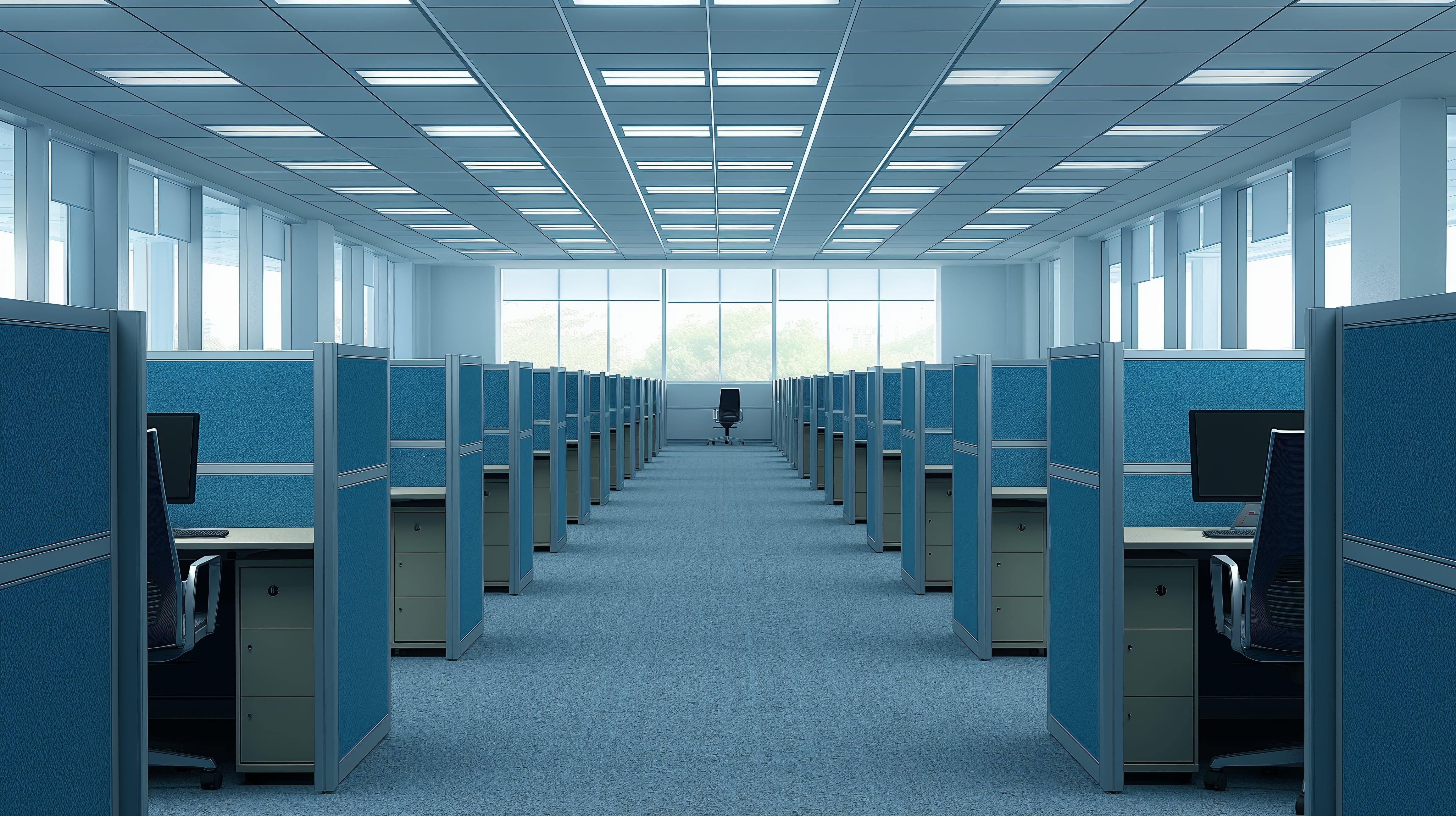 Una oficina vacía. (Adobe Stock)