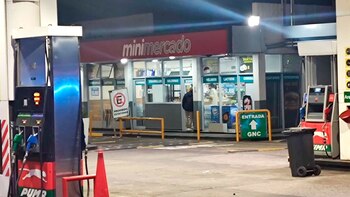 La estación de servicio donde