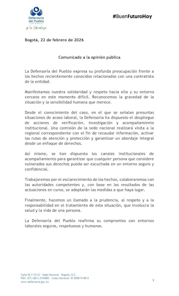 La institución habilitó canales de