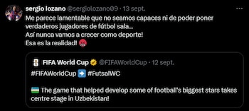 Sergio Lozano, jugador España, en