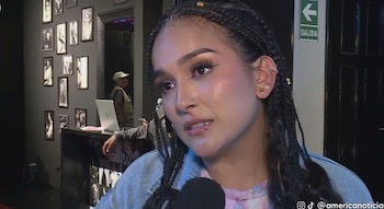 Daniela Darcourt expresó su rechazo