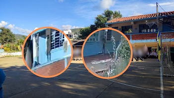 Delincuente ingresó a un colegio