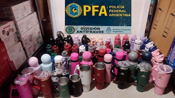 Secuestraron vasos, termos, mates y