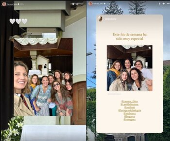 Tamara Falcó mostró su despedida