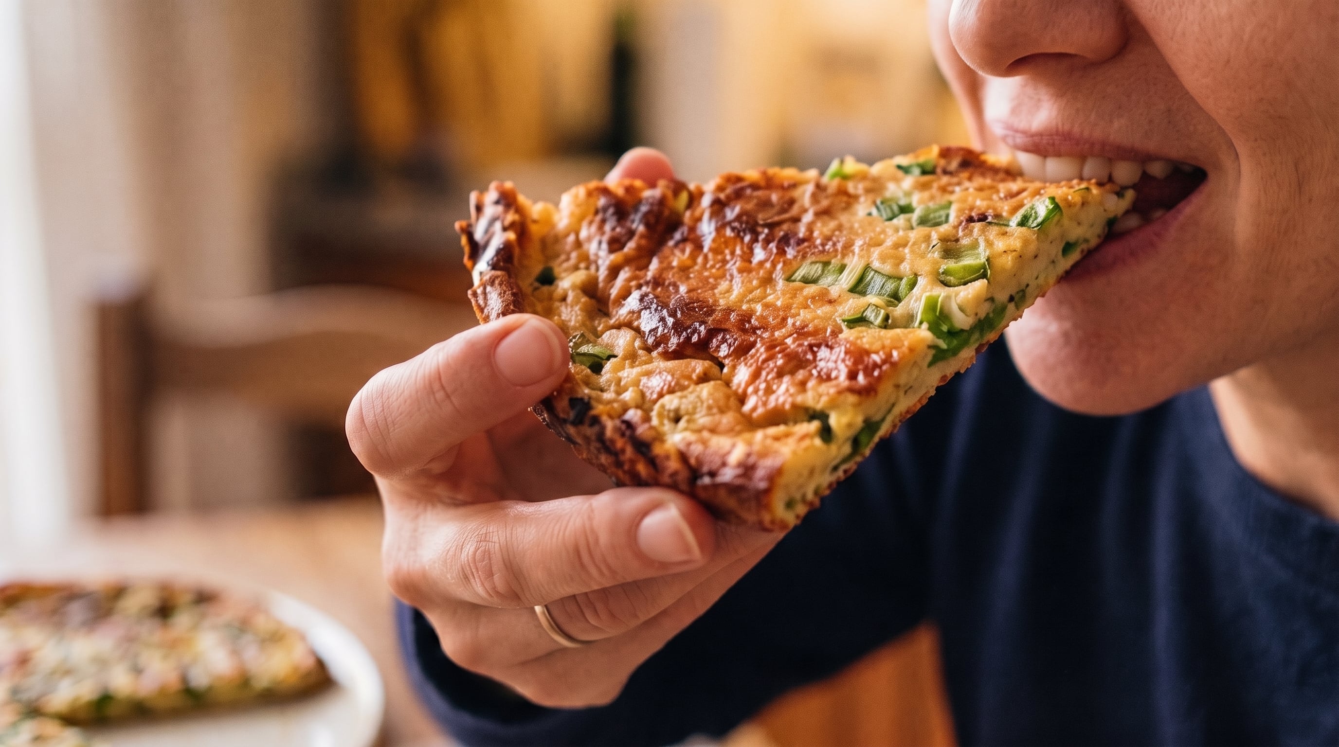 Receta de fainá con verdeo, rápida y fácil