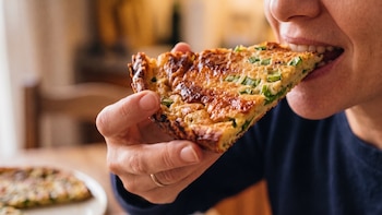Receta de fainá con verdeo, rápida y fácil