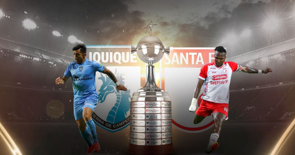 Copa Libertadores 2025: Deportes Iquique vs Independiente Santa Fe, hora y dónde ver en vivo el debut colombiano