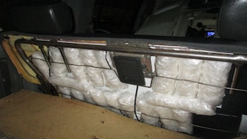 Las drogas son escondidas en