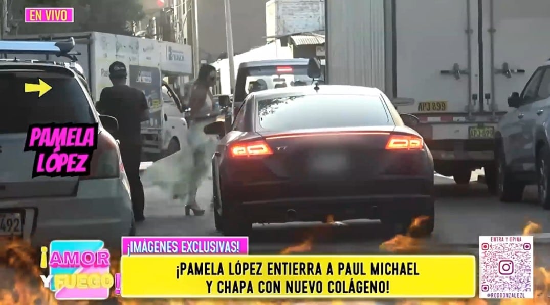 Pamela López y Franco Portales: captan discusión durante su cita y luego terminan a los besos. Captura: Amor y fuego.