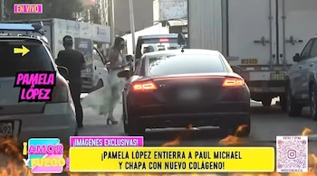 Pamela López y Franco Portales: captan discusión durante su cita y luego terminan a los besos. Captura: Amor y fuego.