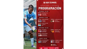 Así se jugará la fecha