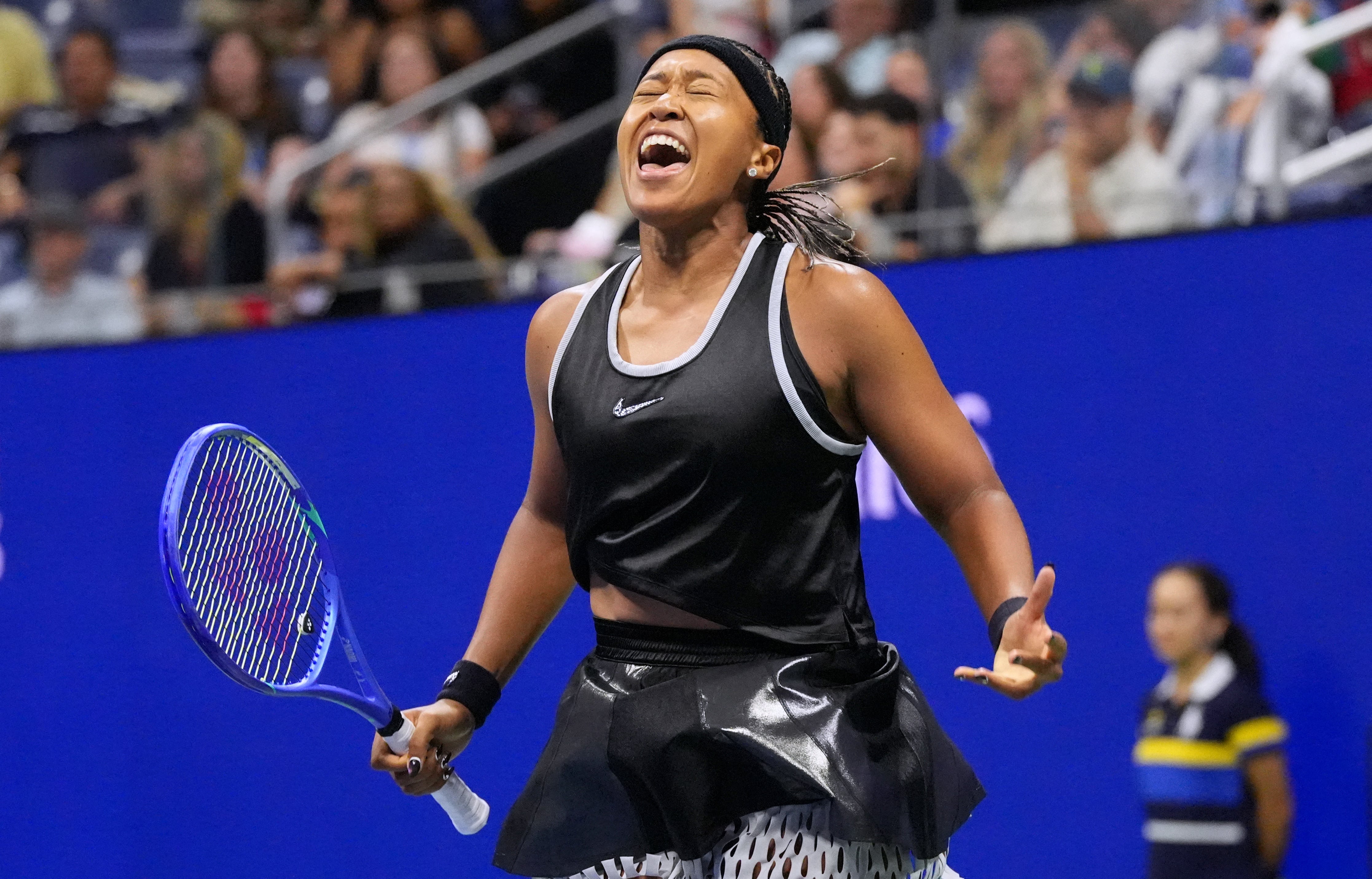 Osaka se impuso a su rival y debutó con el pie derecho en US Open (Reuters)