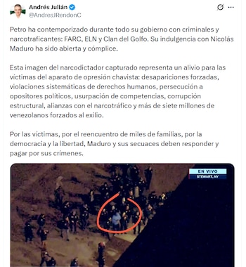 El gobernador de Antioquia, Andrés