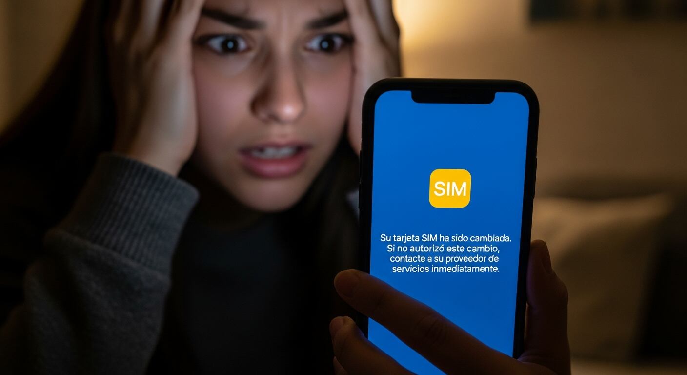 Delincuentes pueden apropiarse de tu número telefónico mediante el SIM Swapping, dejando tu celular sin señal y accediendo a tus cuentas bancarias y datos personales