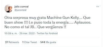 Julio Correal y sus críticas