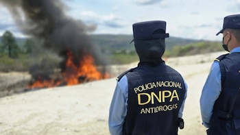 La cocaína fue decomisada durante un operativo realizado en Olancho. (FOTO: Policía Nacional)