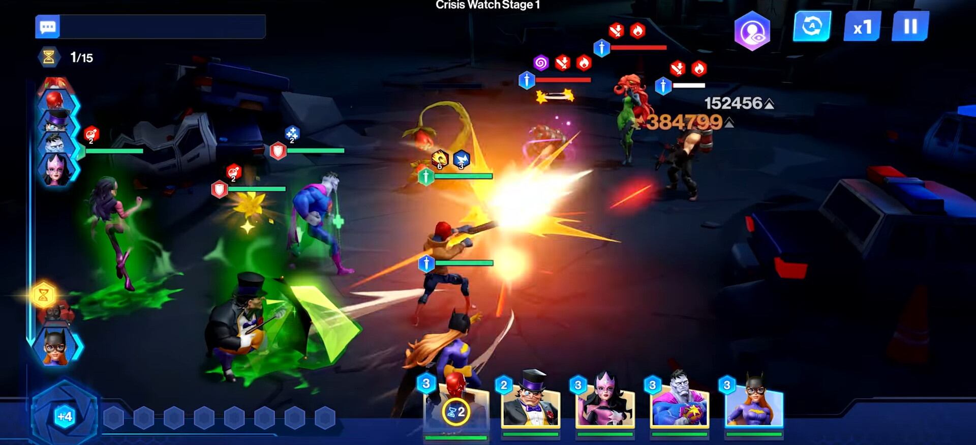 DC Worlds Collide, de Nuverse.