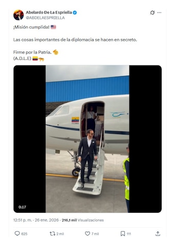 En un video subido en