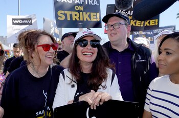 La actriz Joely Fisher, la