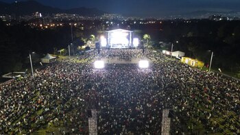 Lleno total, así estuvo el evento en el Simón Bolívar - crédito Alcaldía de Bogotá