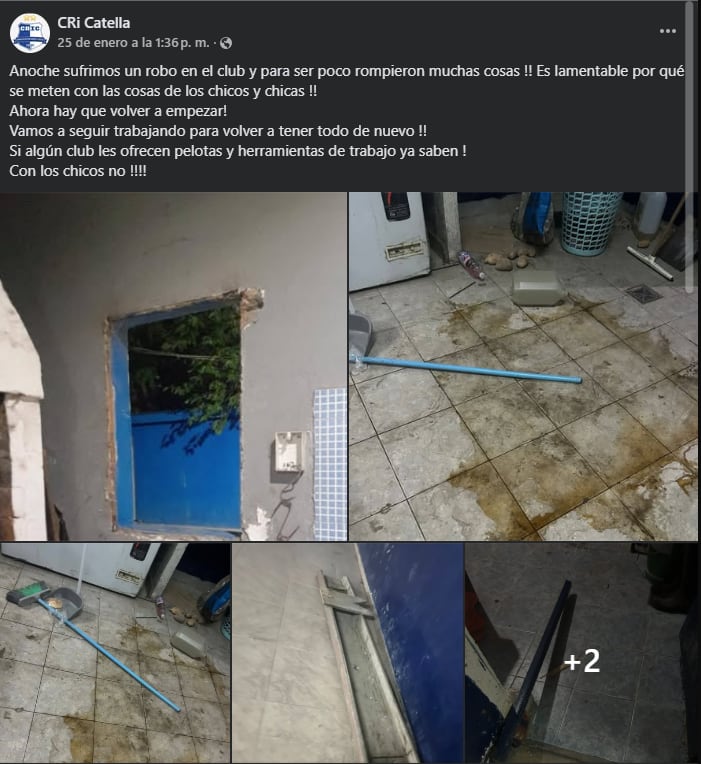 El club quedó con la necesidad de reorganizarse para recuperar lo perdido y reparar los espacios dañados