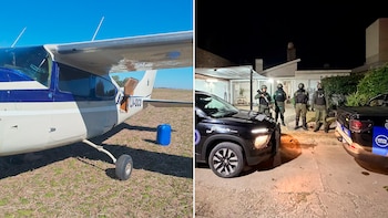 Cayeron los hermanos narco por la avioneta repleta de cocaína en Santa Fe