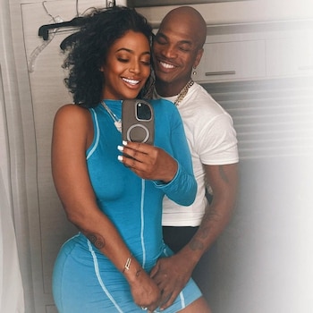 El cantante Ne-Yo y Arielle,