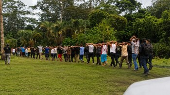 Detienen a 20 nicaragüenses en Costa Rica mientras realizaban presunta minería ilegal en Crucitas