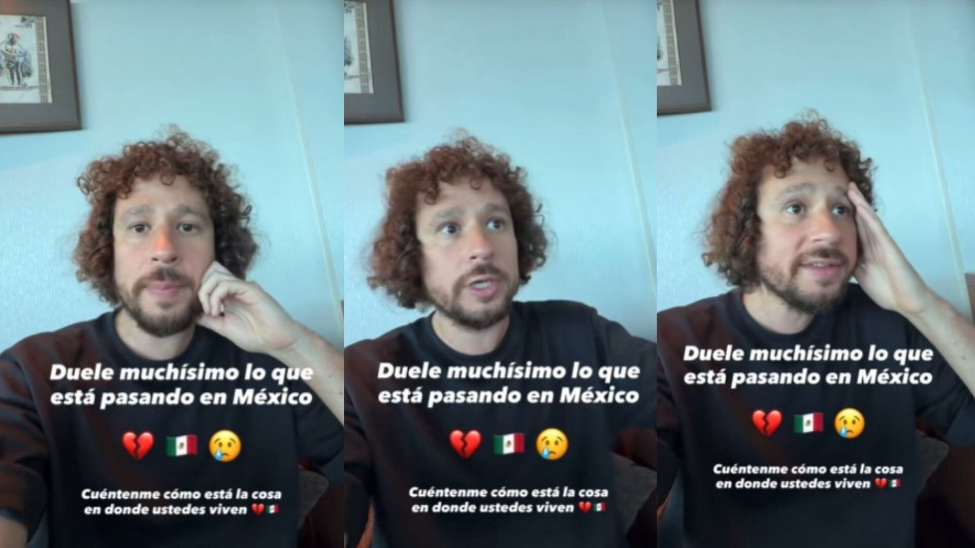 El influencer pidió a sus seguidores mantenerse a salvo y manifestó su dolor ante los hechos violentos que afectaron a la sociedad mexicana. (Captura de pantalla @luisitocomunica)