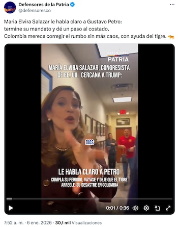 María Elvira Salazar le habla