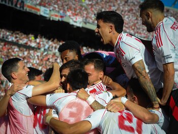 El efusivo festejo de los