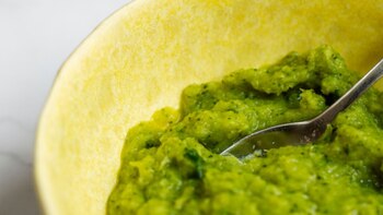 La receta permite usar espinaca