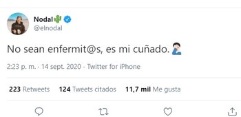 El mensaje de Nodal que