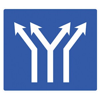 S-63b Bifurcación en calzadas de