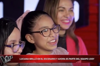 Niña sorprende en La Voz