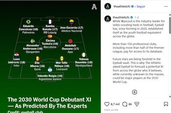 - crédito @theathleticfc/IG