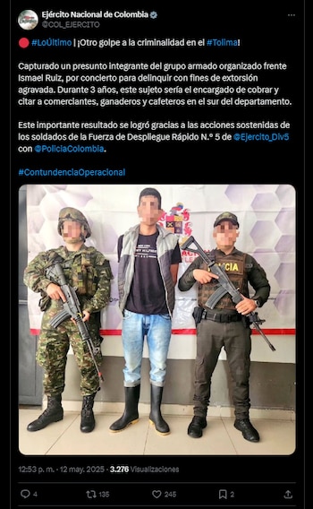 El Ejército Nacional, en conjunto